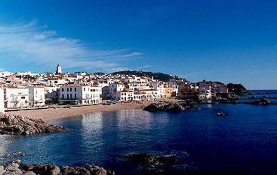 Palafrugell located in the coast of Girona