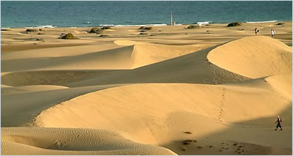 Dunas de arena de Gran Canaria